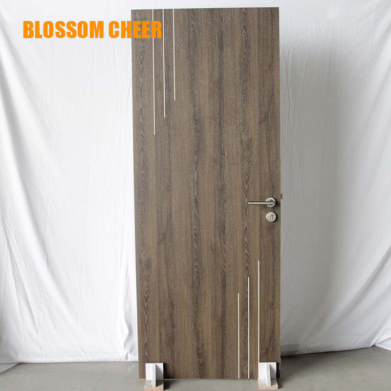 WPC Door With Vertical Groove Line