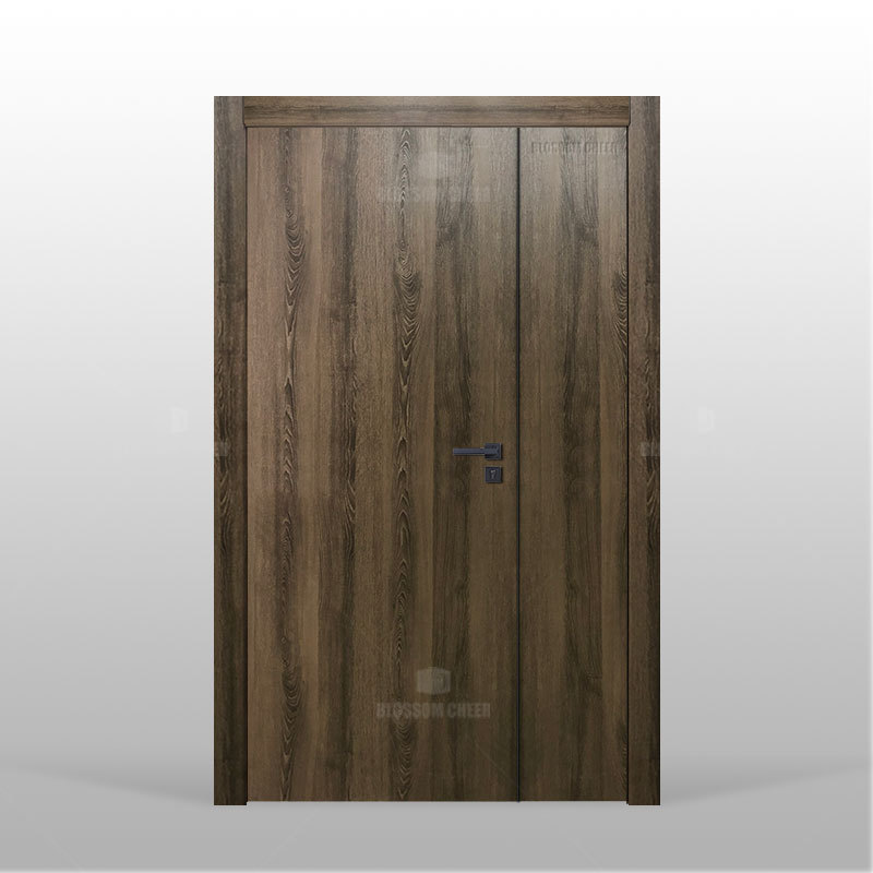 Double unequal door