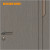 European Shiny Aluminum Strip Carbon Crystal Paint Free Wooden Door For Villa