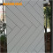 French Special Style White Groove Line Paint Ghost Wooden Door For Hotel Project