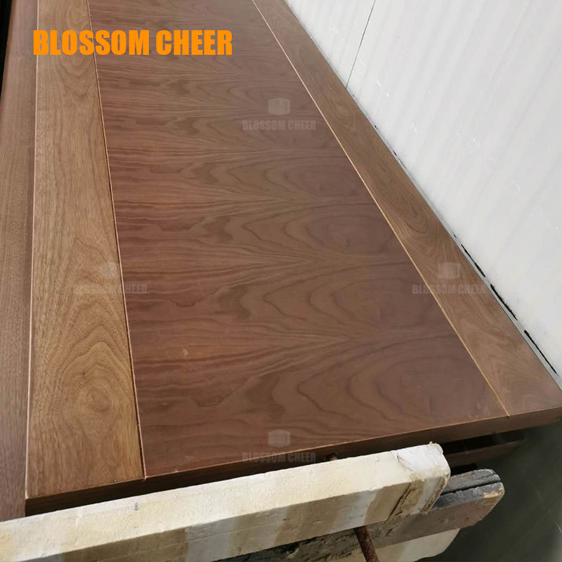 The Finished Panel of wood veneer door