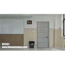 Australian Special Horizontal Groove Line Wooden Paint Door For School Project