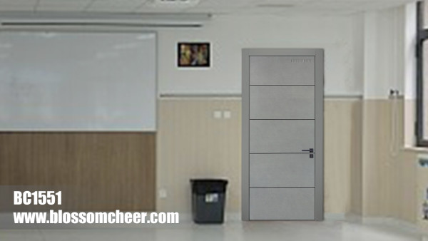 Australian Special Horizontal Groove Line Wooden Paint Door For School Project