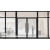 Chinese Modern BLOSSOM CHEER Aluminum Frame Glass Entry Door For Office Project