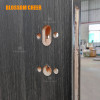 Middle East High-End Vertical Texture Fireproof HPL Wooden Door For Office Project