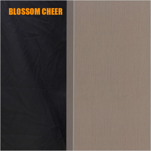 European Style Luxury Aluminum Carbon Crystal Wooden Double Door For Office Project