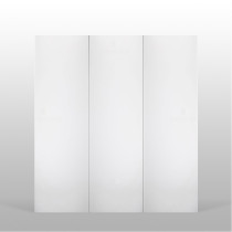 Chinese Fresh Style White HPL Wooden Fireproof Wainscoting For Office Project