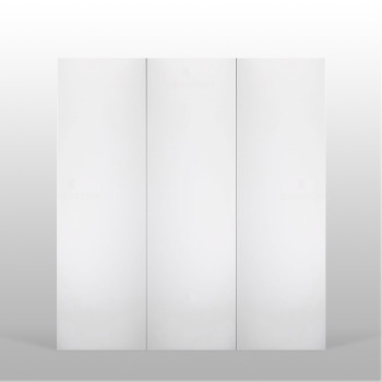 Chinese Fresh Style White HPL Wooden Fireproof Wainscoting For Office Project