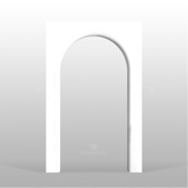 American Fresh Style BLOSSOM CHEER White HPL Wooden Pass Sleeve For Office Project