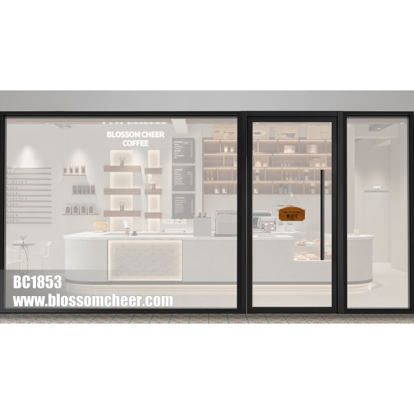 Middle East High-end Customized Aluminum Alloy Glass Door For Hotel Project