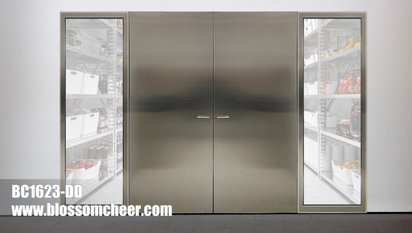 European Modern Style High Quality Stainless Steel Double Door For Hotel Project