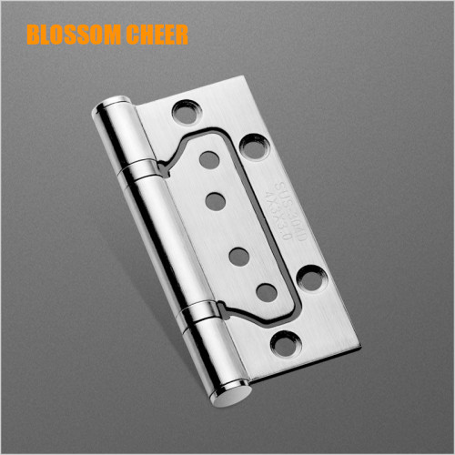 Middle East High-end 304 Stainless Steel Flat Glass Single Door For Hotel Project