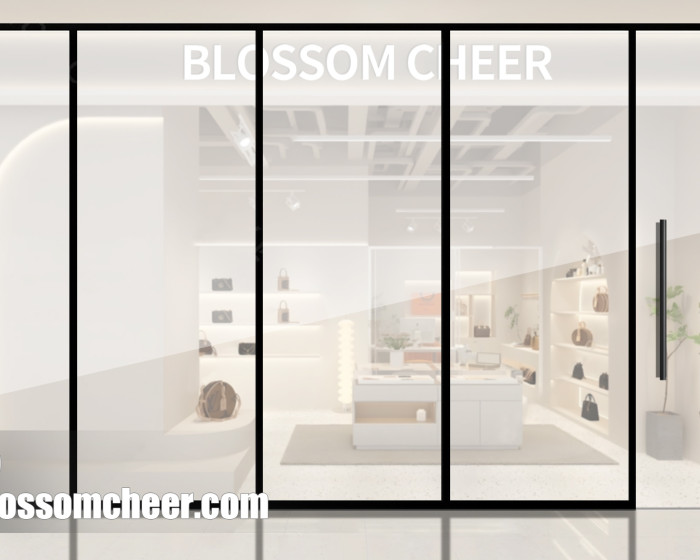 European Modern Style Thickened Aluminum Alloy Glass Partition For Hotel Project