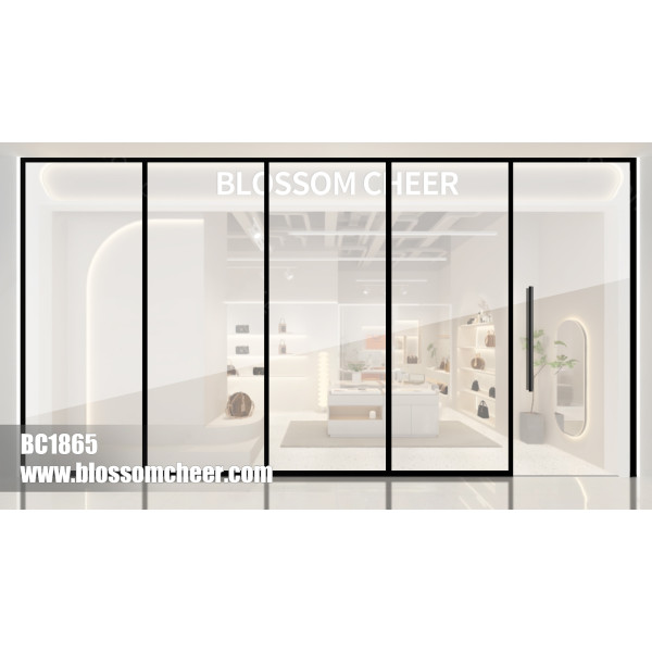 European Modern Style Thickened Aluminum Alloy Glass Partition For Hotel Project