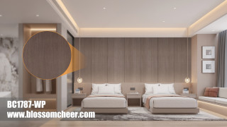 American Modern High-end Regular Wood Veneer Paint Wainscoting For Hotel Project