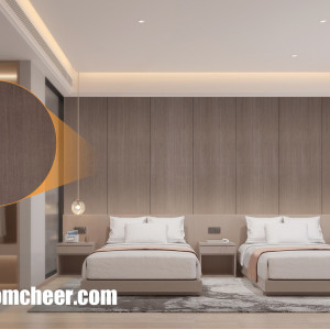 American Modern High-end Regular Wood Veneer Paint Wainscoting For Hotel Project