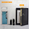 Turkish Modern Style Cast Aluminum Armored Double Entrance Door For Villa Project