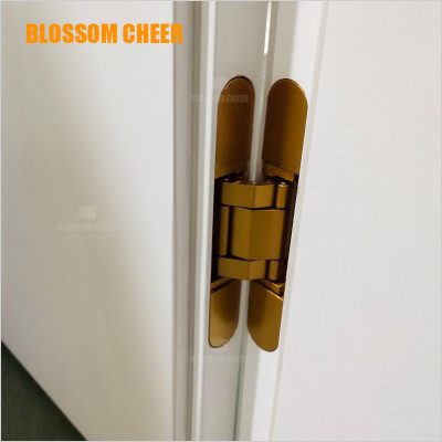 European Modern Style Secret Pure Color Invisible Wooden Door For Hotel Project