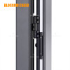 Nordic Minimalist Style Aluminum Alloy Glass Patio Folding Door For Hotel Project