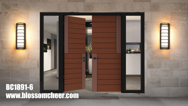 Australian Conventional Spliced Wood Veneer Wooden Door For Apartment Project