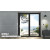 American Simple Style Light Aluminum Glass Balcony Sliding Door For Hotel Project