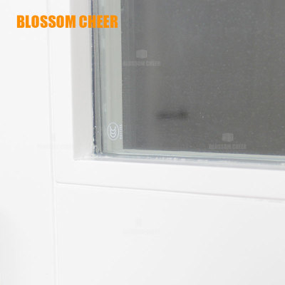 American High-end Custom Painted Wooden Glass Barn Door For Apartment Project