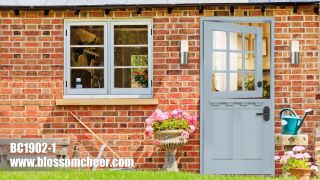 European Classical Customized Painted Wooden Stable Door For Villa Project