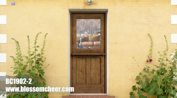 European Traditional Style Wood Veneer Painted Stable Door For Villa Project