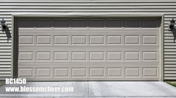 American Modern Style White Automatic Aluminum Garage Door For Villa Project