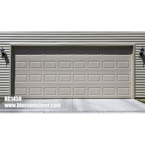 American Modern Style White Automatic Aluminum Garage Door For Villa Project