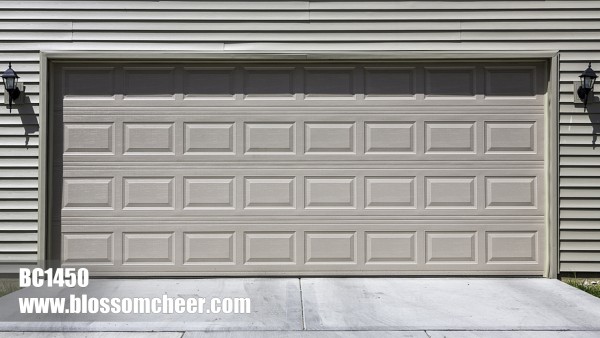 American Modern Style White Automatic Aluminum Garage Door For Villa Project