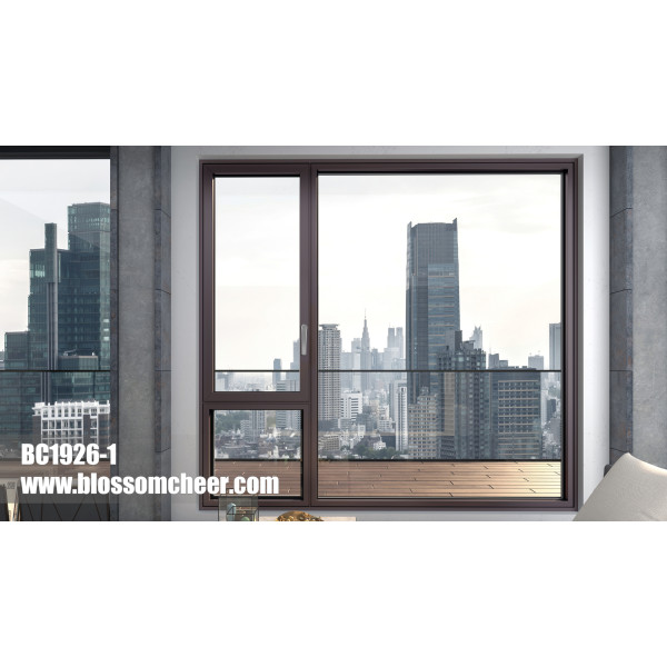 Chinese Modern Style Aluminum Tilt&turn Window For Apartment Project