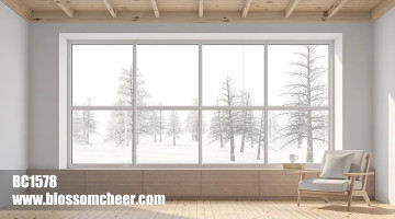 High-end Customized Reinforced Aluminum Fixed Window For Apartment Project