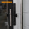 Premium 304 stainless steel dual-color glass doors for interior & exterior, meeting global B2B needs