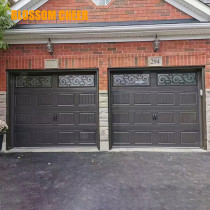 American Modern Style White Automatic Aluminum Garage Door For Villa Project
