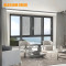 Chinese Modern Style Aluminum Alloy Sliding Window For Apartment Project