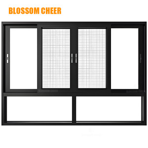 Chinese Modern Style Aluminum Alloy Sliding Window For Apartment Project