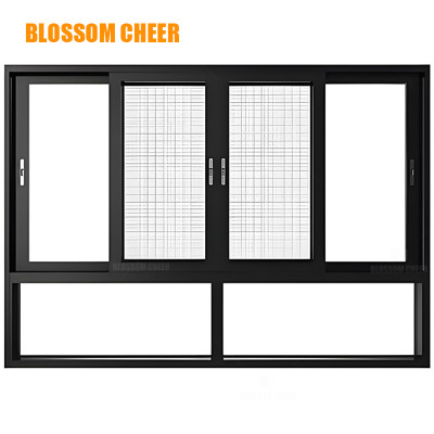 Chinese Modern Style Aluminum Alloy Sliding Window For Apartment Project