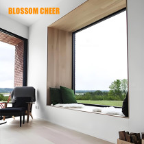 European Simple Style Aluminum Alloy Frame Fixed Window For Villa Project