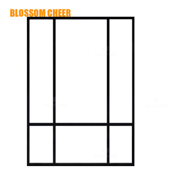 High-end Customized Reinforced Aluminum Fixed Window For Apartment Project