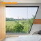 European Simple Style Aluminum Alloy Frame Fixed Window For Villa Project