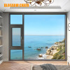 Chinese Modern High Quality Aluminum Alloy Swing Window For Apartment Project