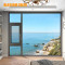 Chinese Modern High Quality Aluminum Alloy Swing Window For Apartment Project