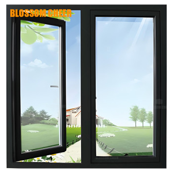 European Simple Style Aluminum Tilt&turn Windows For Villa Project