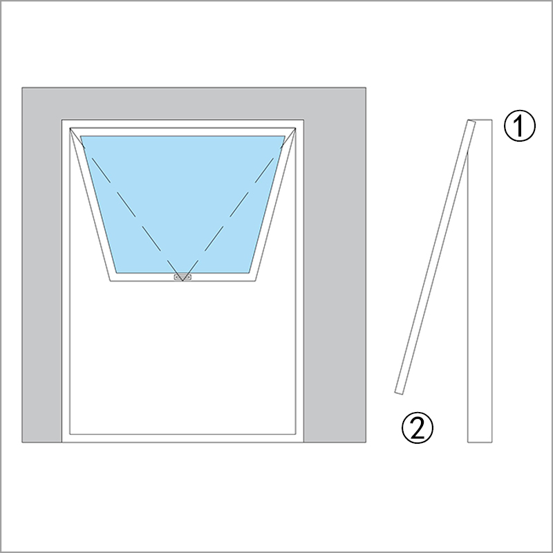 W1=Overhang window