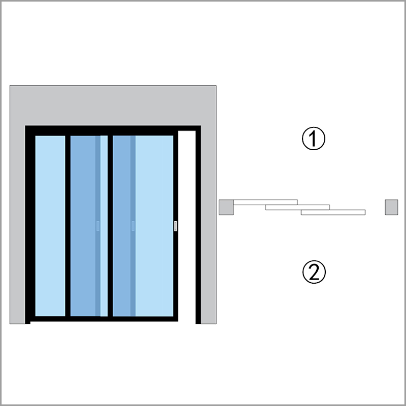 LS2=3 Linkage Door + Right Door Leat At Outside