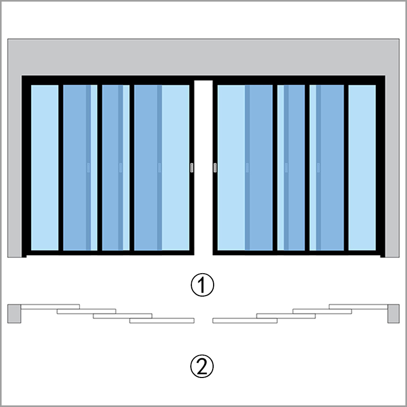 BFS3=4 Linkage 8 Doors + Opposite Direction