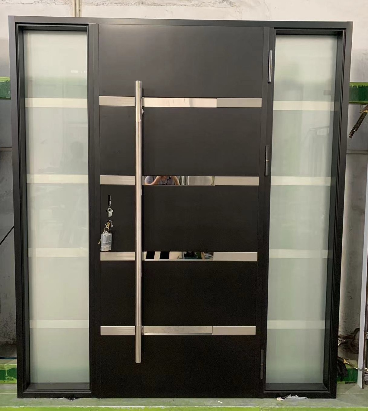 BC2100 Stainless steel door finish picture