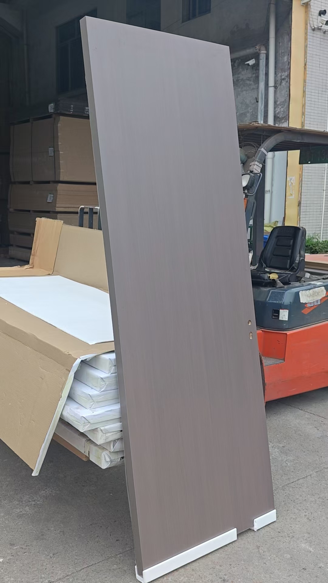 BC2054-Extra large custom carbon crystal paint-free door