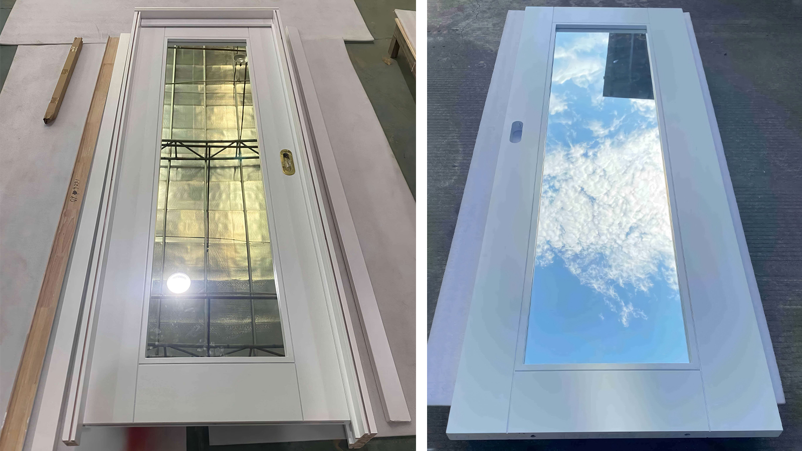 BC1613-Moderm Glass Pocket Door